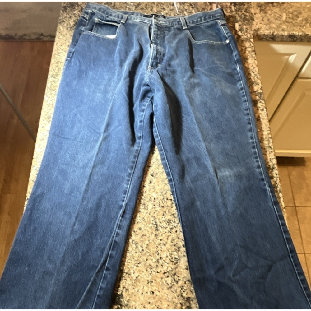 Venizia Jeans Clothing Co. Women's Plus Size Straight Blue Denim Medium Size 22